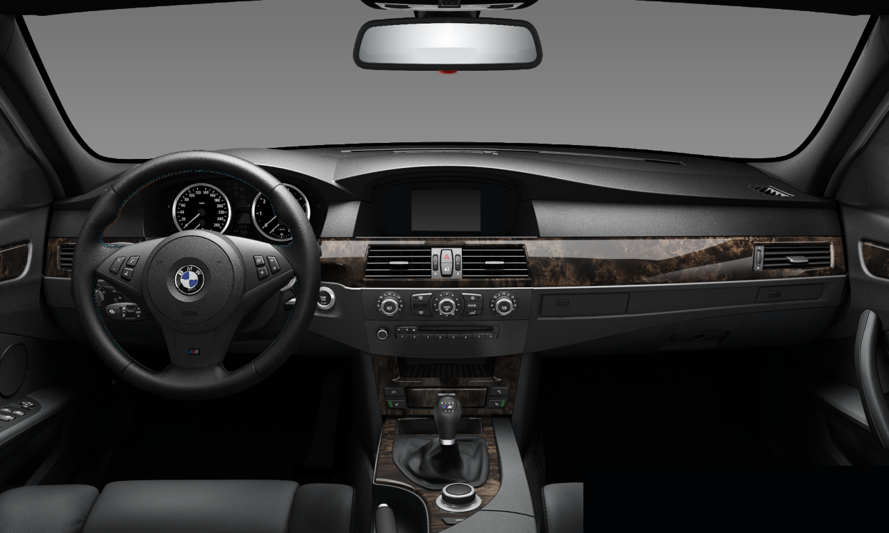 Interior of 2007 BMW 530i (E61 (MUE)), VIN WBANK71000BL10013