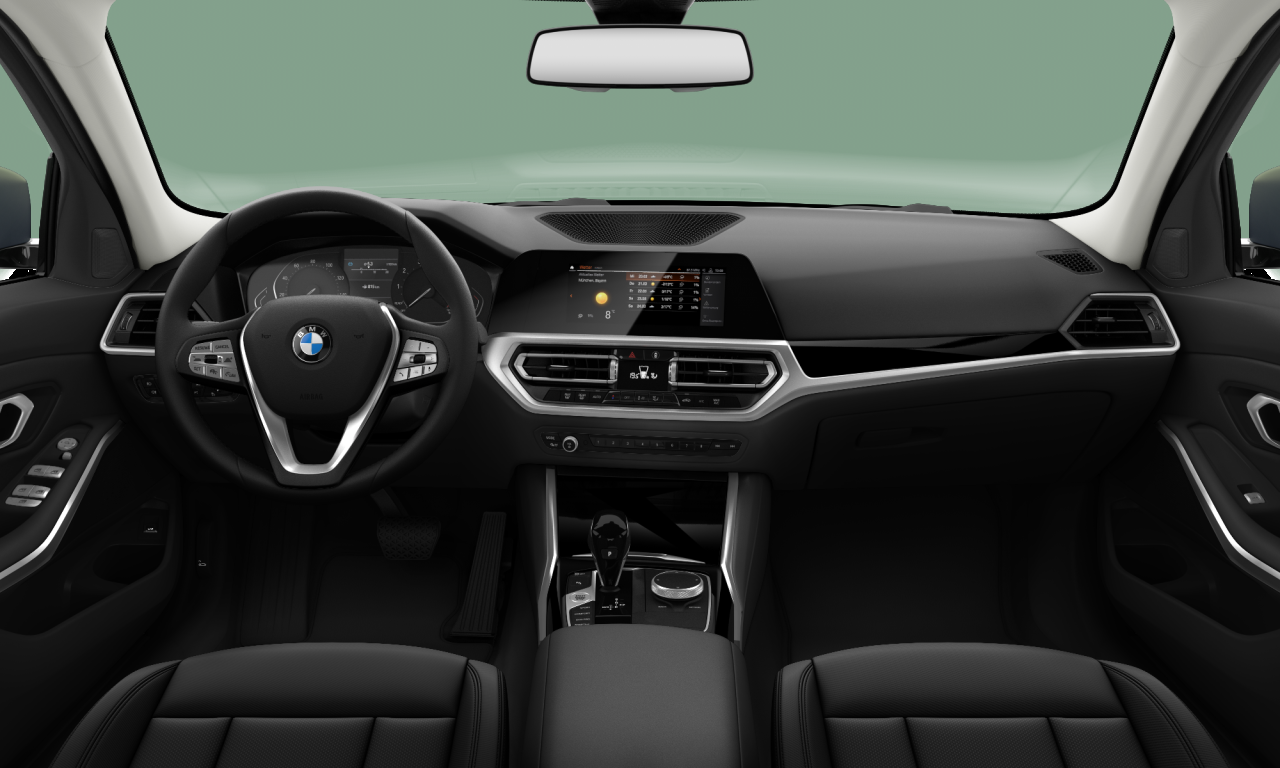 Interior of BMW 320d (G21), VIN WBA11DZ040FM45475