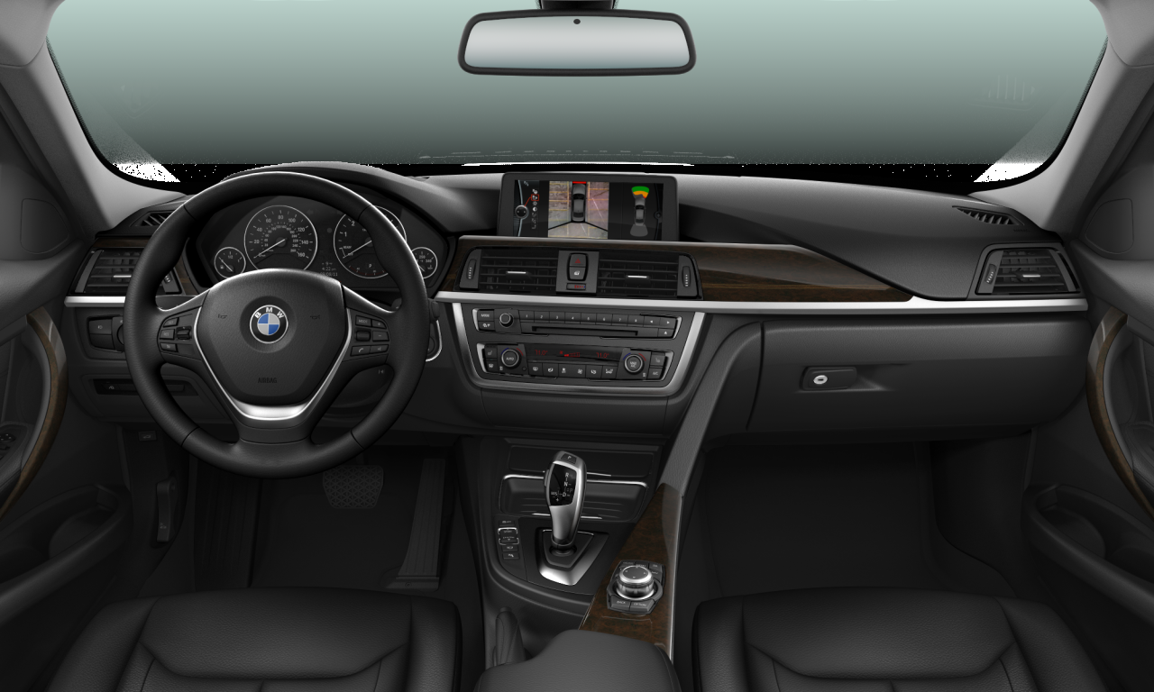 Interior of BMW 328i xDrive (F30), VIN WBA3B3C51DF535886