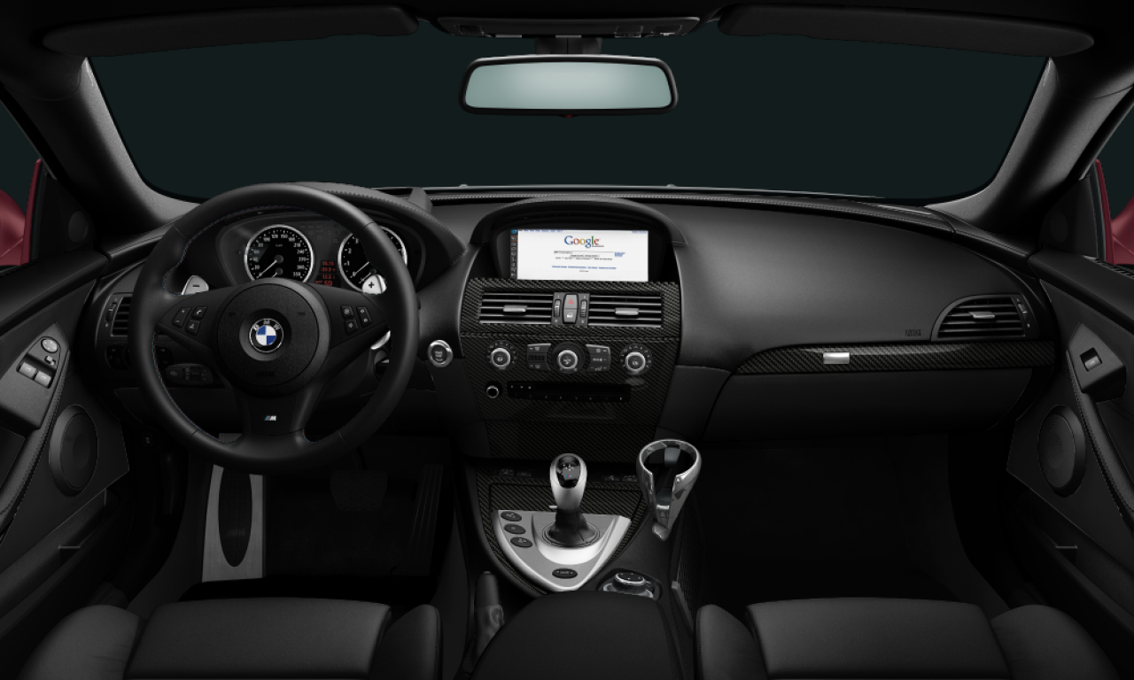 Interior of 2010 BMW M6 (E63 (M6)), VIN WBSEH91060B780861