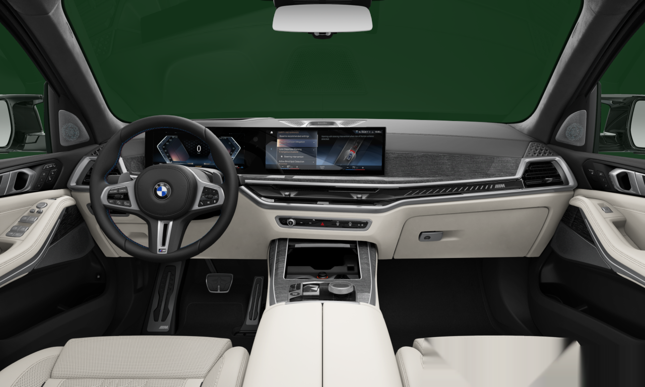 Interior of BMW X7 M60i xDrive (G07 (MUE)), VIN 5UX33EM06R9S39961