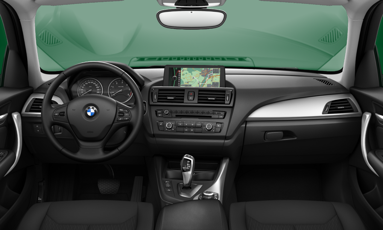 Interior of 2012 BMW 118d (F20), VIN WBA1C11050E939631