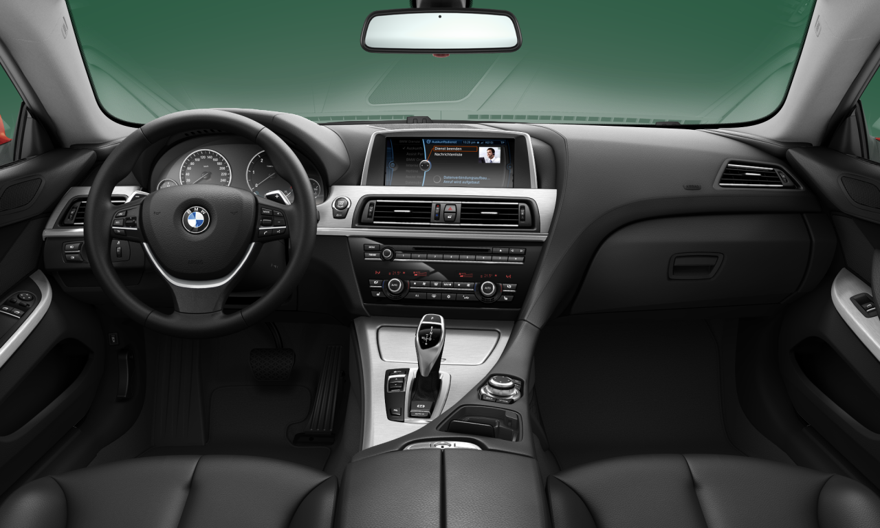 Interior of BMW 640d (F13), VIN WBALX72040DX65488