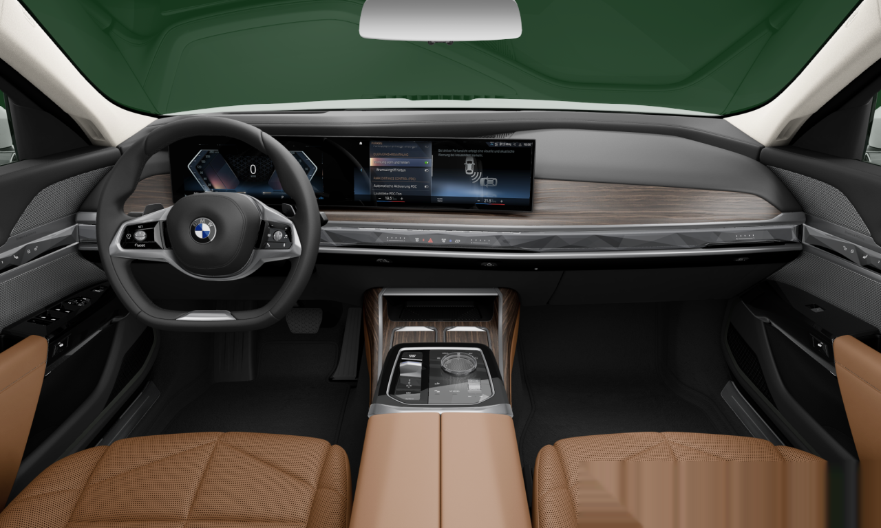 Interior of BMW 740i (G70), VIN WBA21EH03PCN19699