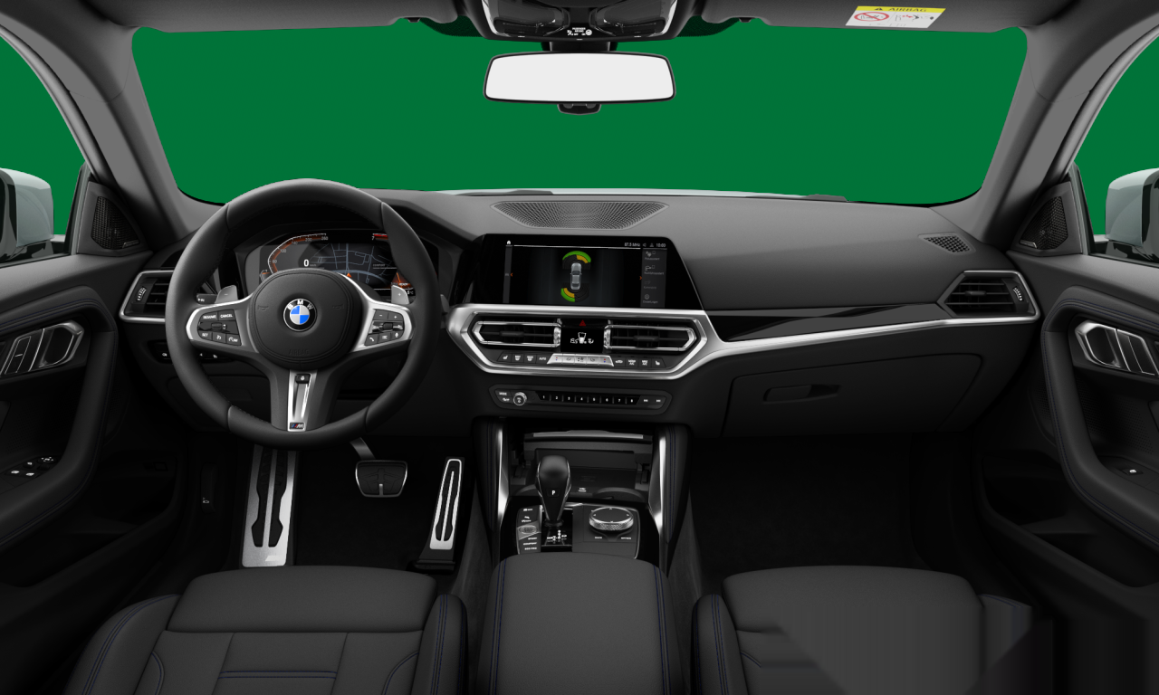 Interior of BMW 220i (G42), VIN WBA12CM0208C66468