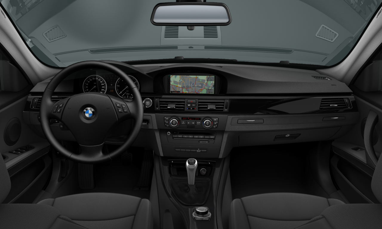 Interior of 2009 BMW 318i (E91 (MUE)), VIN WBAUS31070A520439