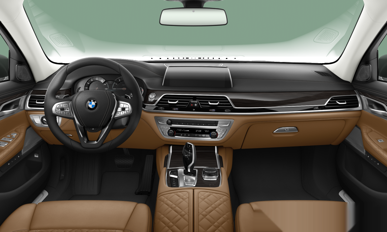 Interior of 2021 BMW 740Li xDrive (G12 (MUE)), VIN WBA7T4C07NCH67911