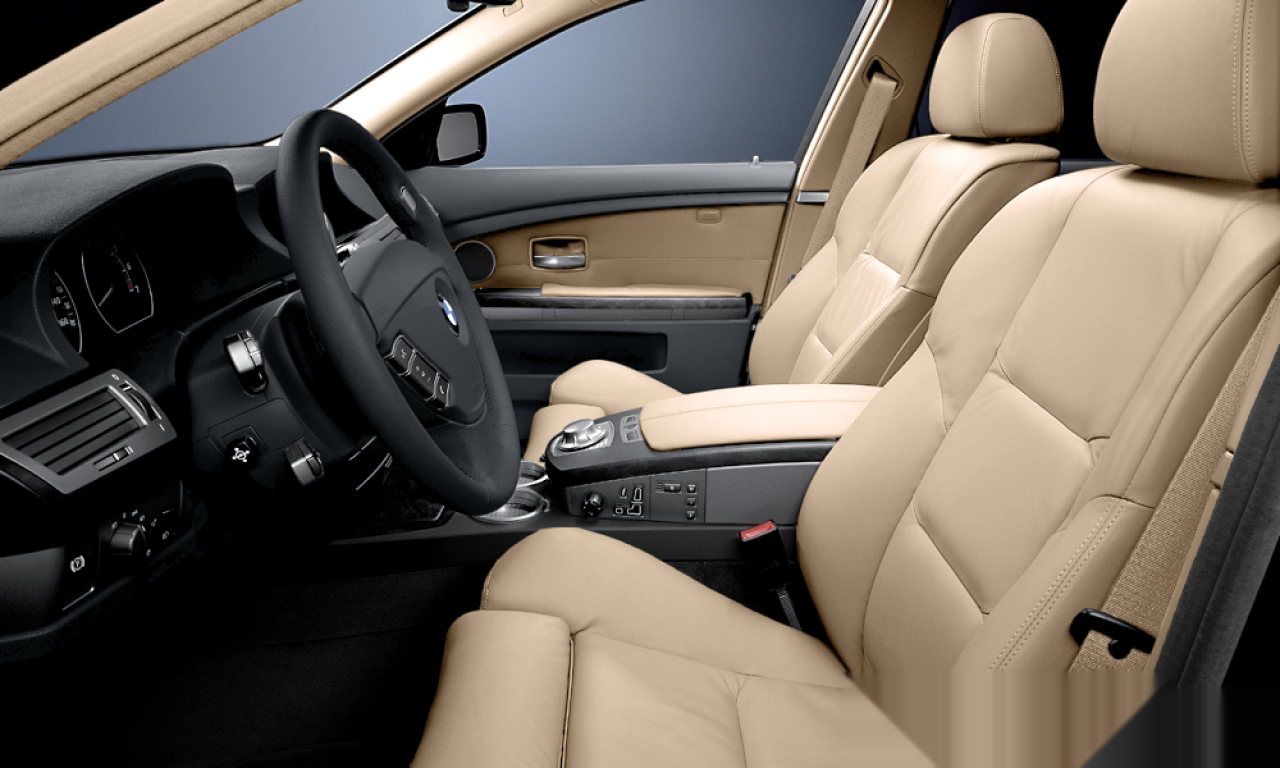 Interior of BMW 745Li (E66), VIN WBAGN61070DP93613