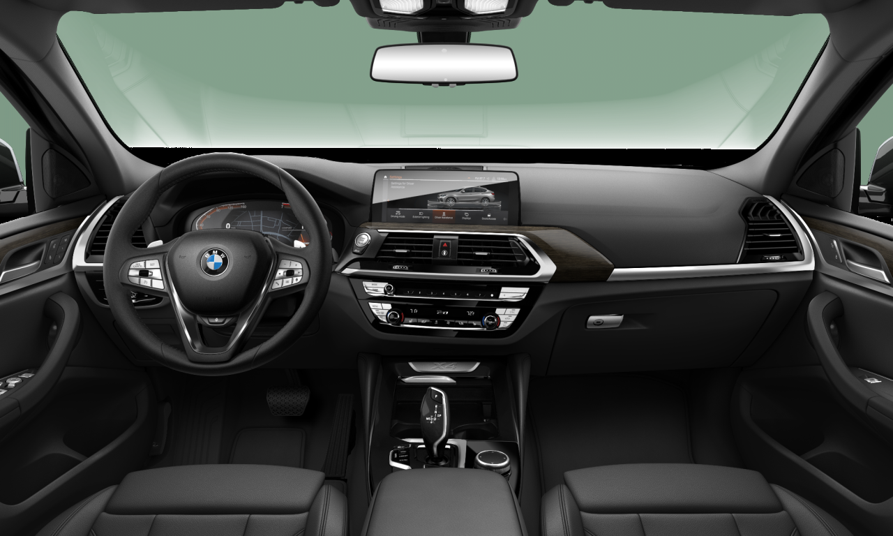 Interior of 2020 BMW X4 xDrive30i (G02), VIN 5UX2V1C04M9E74421