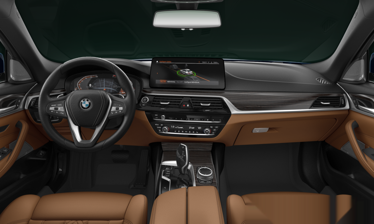 Interior of BMW 530i (G30 (MUE)), VIN WBA53BH03PCL56557