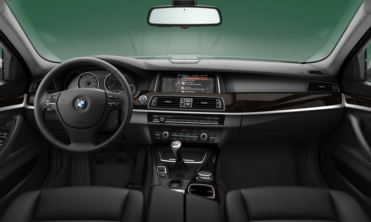 Interior of BMW 535d (F10 (MUE)), VIN WBAXA5C57ED001885