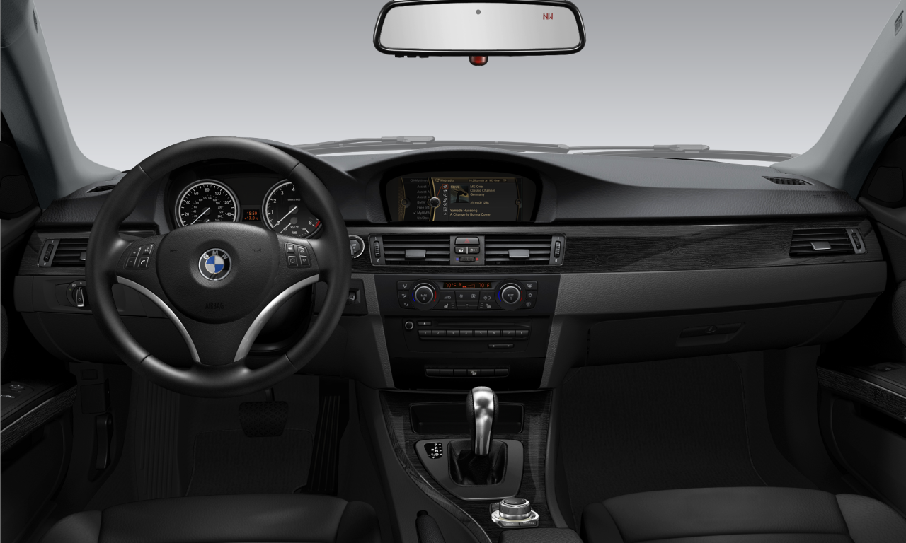 Interior of BMW 335i xDrive (E92 (MUE)), VIN WBAKF9C53CE859140