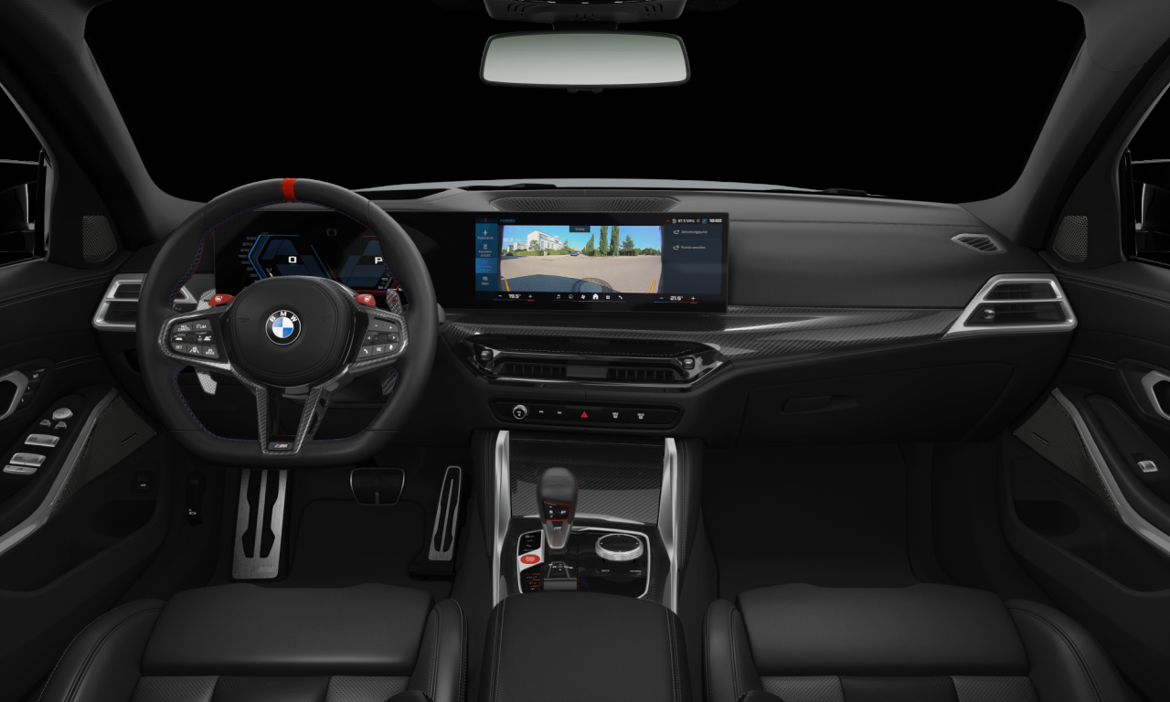 Interior of BMW M3 Competition M xDrive (G80 (MUE)), VIN WBS32HJ040FW50525