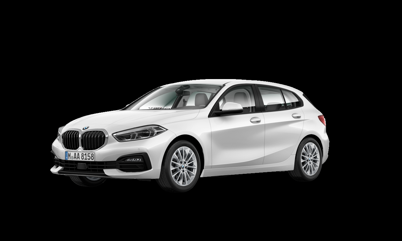 Exterior of 2020 BMW 118i (F40), VIN WBA7K310707H48390