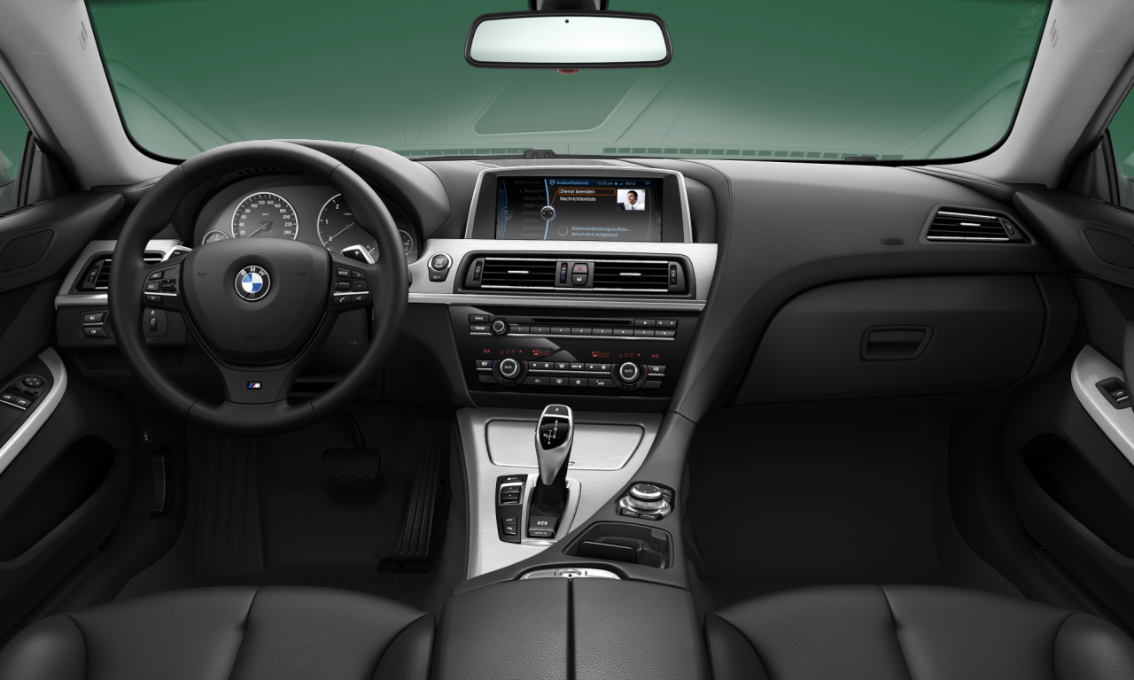 Interior of 2012 BMW 640d (F13), VIN WBALX71050DW25855