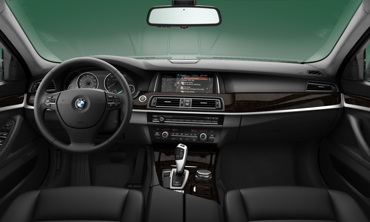 Interior of BMW 535i (F10 (MUE)), VIN WBA5B1C50ED477022