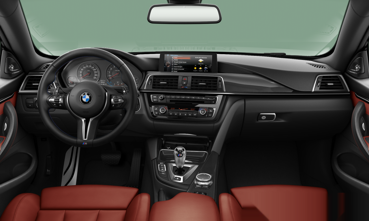 Interior of BMW M4 (F83), VIN WBS3U9104G5C22599