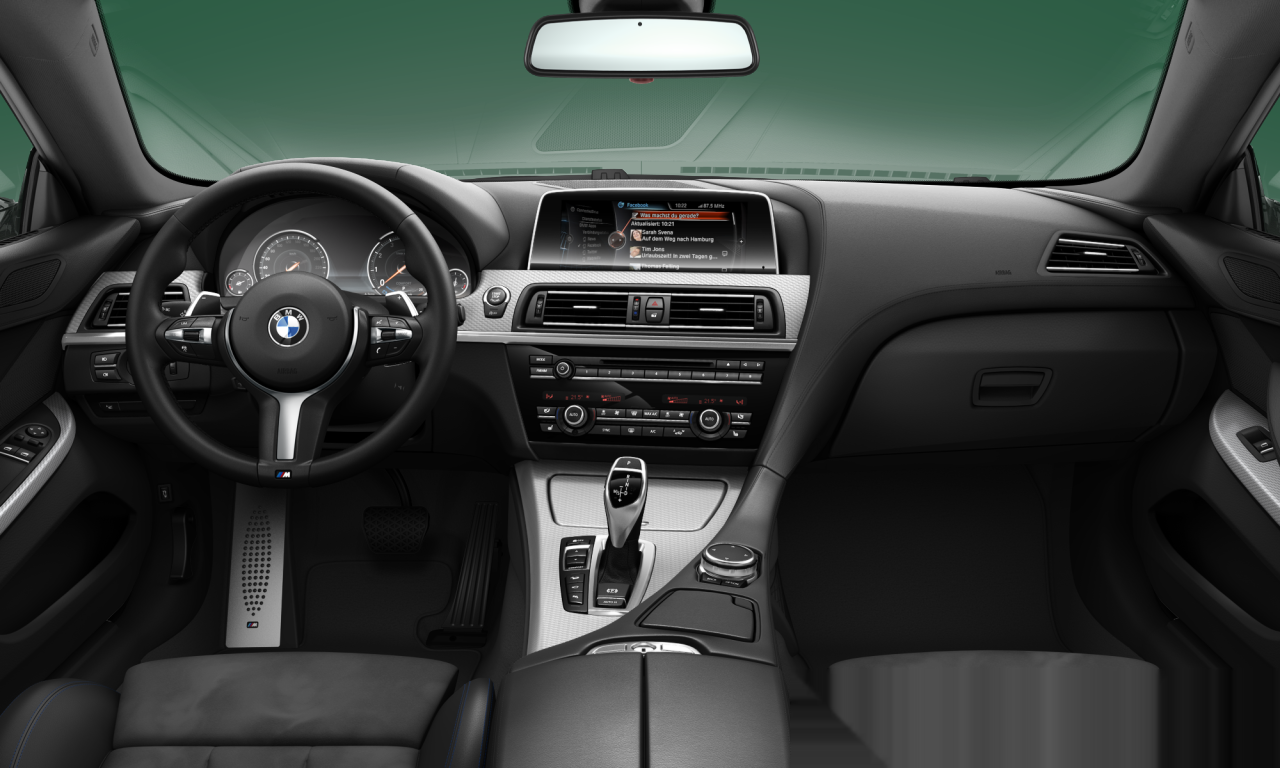 Interior of 2015 BMW 640i xDrive (F13 (MUE)), VIN WBA6H31050D933515