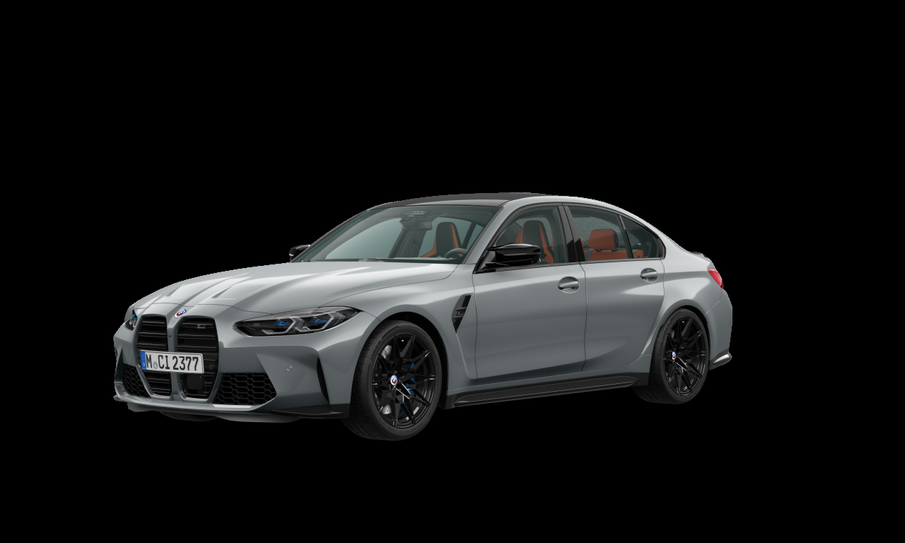 Exterior of 2022 BMW M3 Competition M xDrive (G80), VIN WBS42AY020FP34912