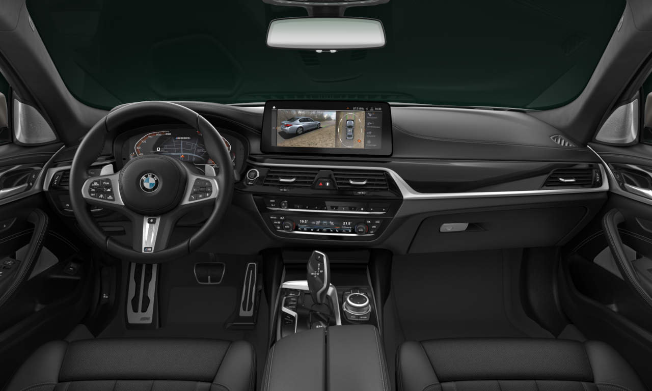 Interior of 2022 BMW M550i xDrive (G30 (MUE)), VIN WBA11BK040CK31473