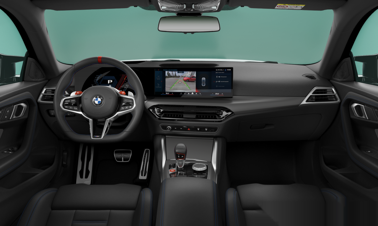 Interior of BMW M2 (G87 (MUE)), VIN WBS21DM0908F77114
