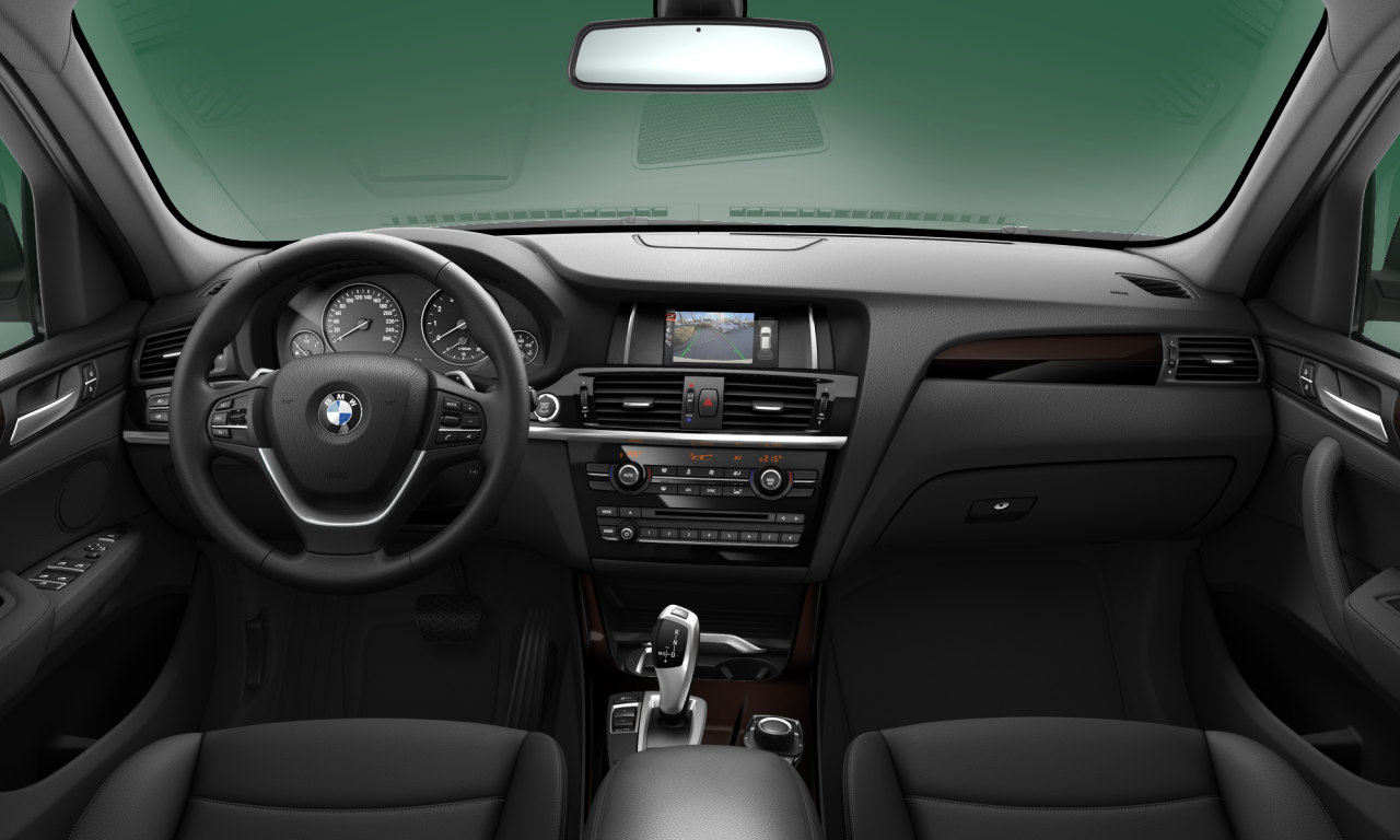 Interior of 2016 BMW X3 sDrive20i (F25), VIN WBAWY9109H0F77367