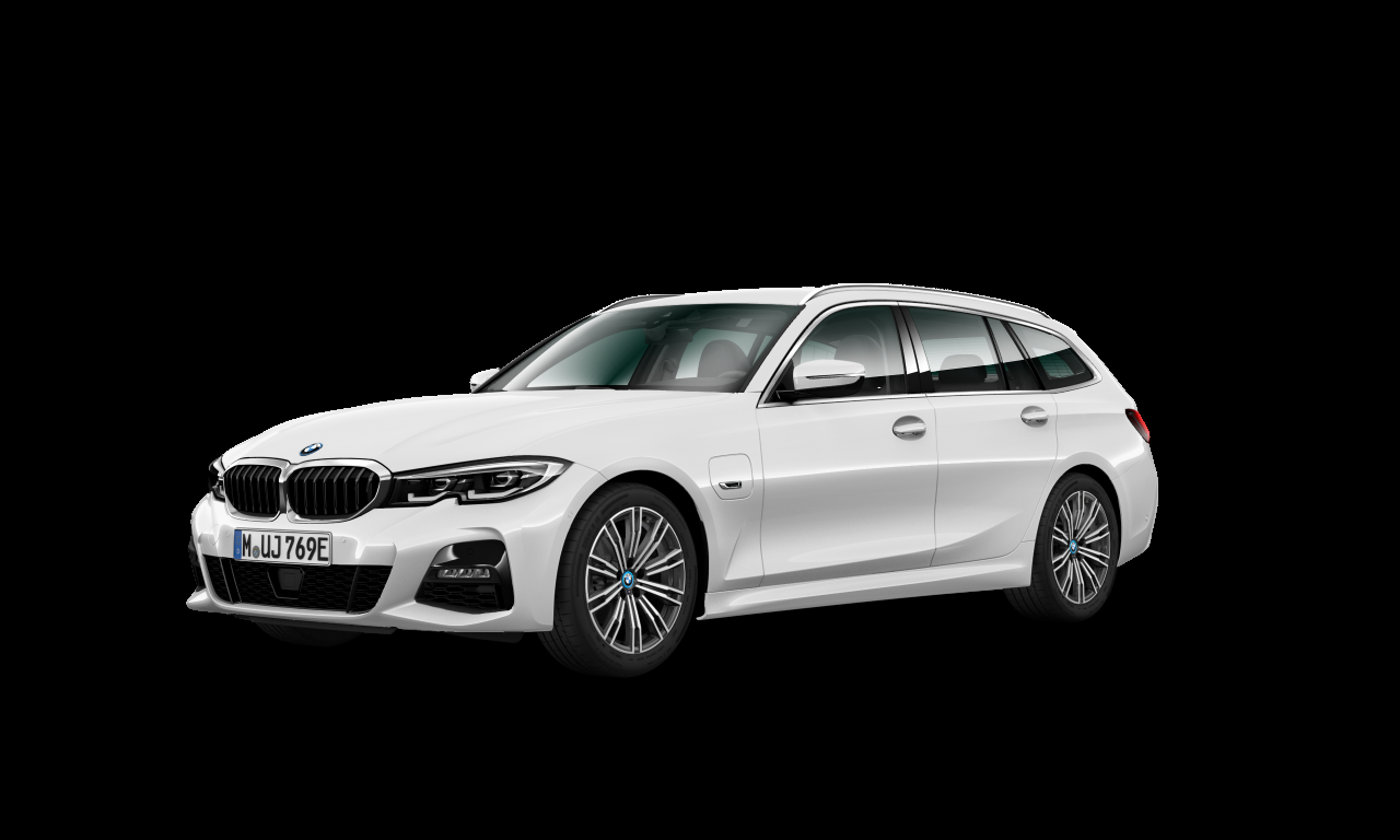 Exterior of 2021 BMW 330e (G21), VIN WBA6N3105NFL64475