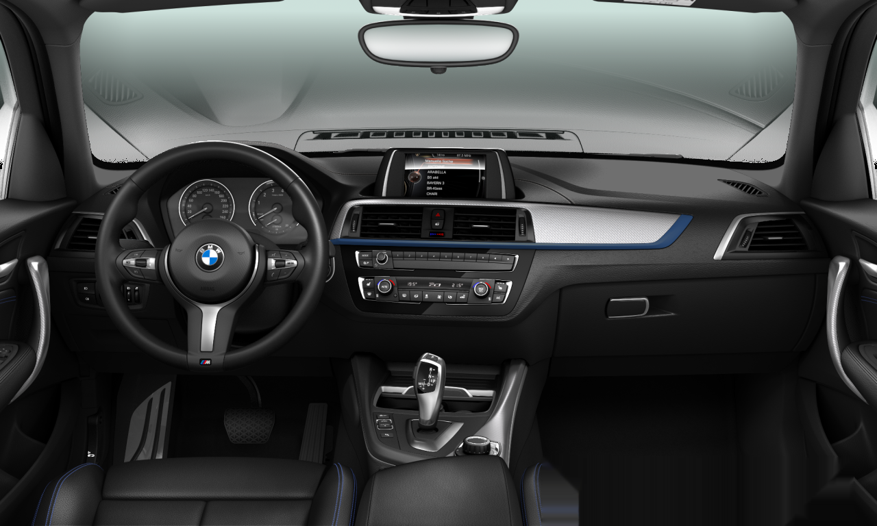 Interior of 2018 BMW 118i (F20 (MUE)), VIN WBA1R510X07B20661