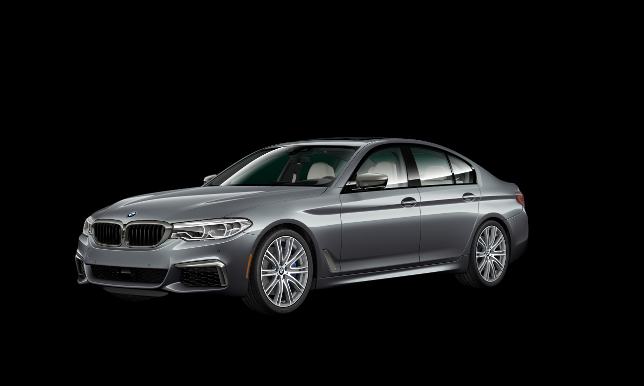Exterior of 2017 BMW M550i xDrive (G30), VIN WBAJB9C51JB049205