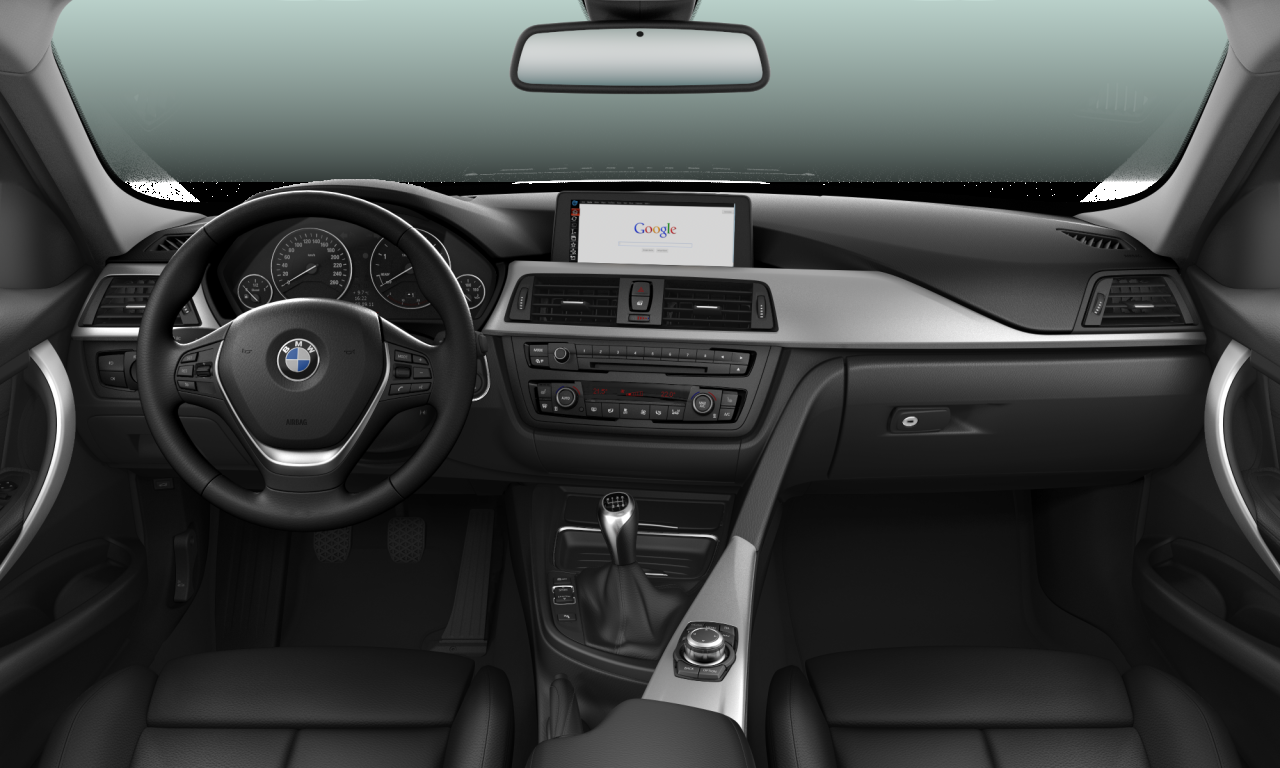 Interior of BMW 320d (F31), VIN WBA3K310X0F742357