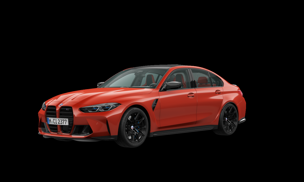 Exterior of 2022 BMW M3 Competition M xDrive (G80), VIN WBS42AY060FP34430