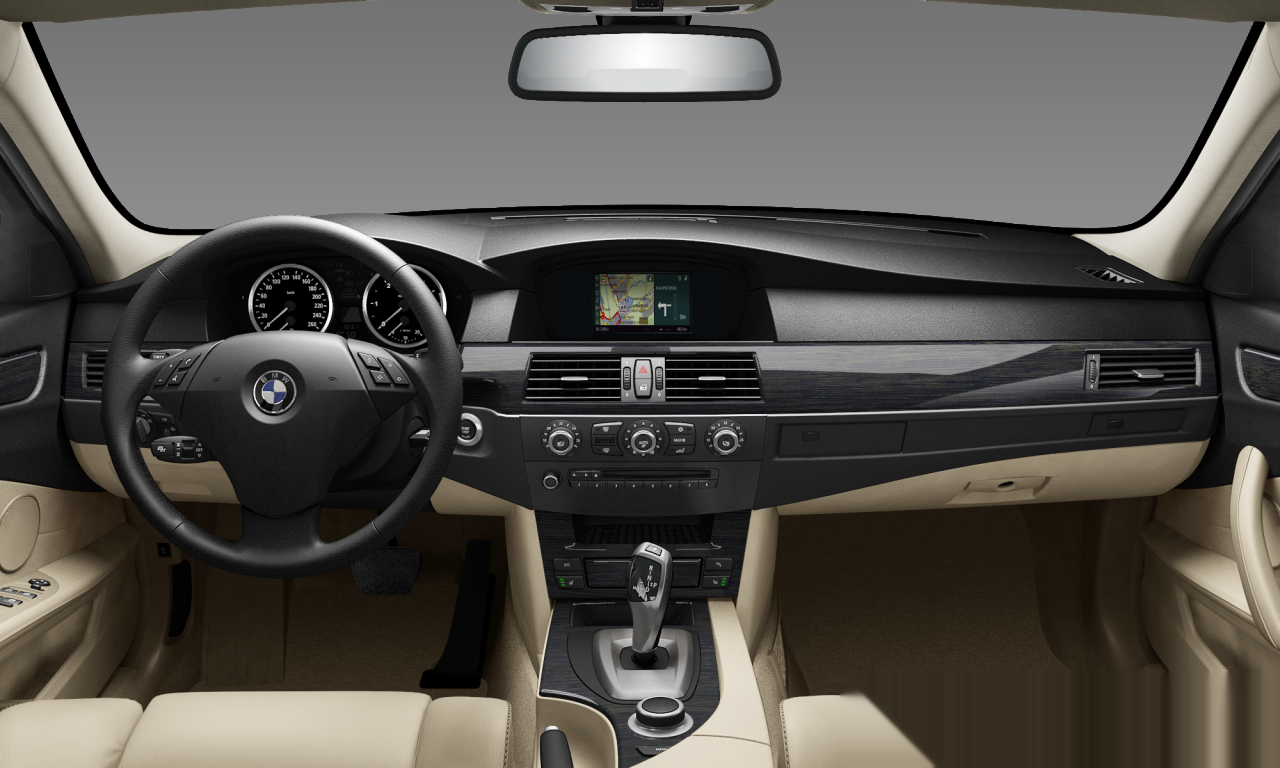 Interior of BMW 525d (E60 (MUE)), VIN WBANX51070CT64473