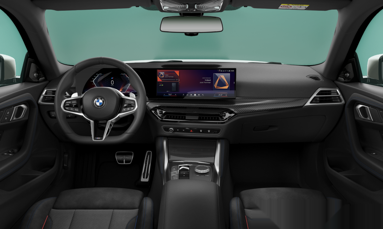 Interior of BMW 230i (G42), VIN WBA21CM0408F61823