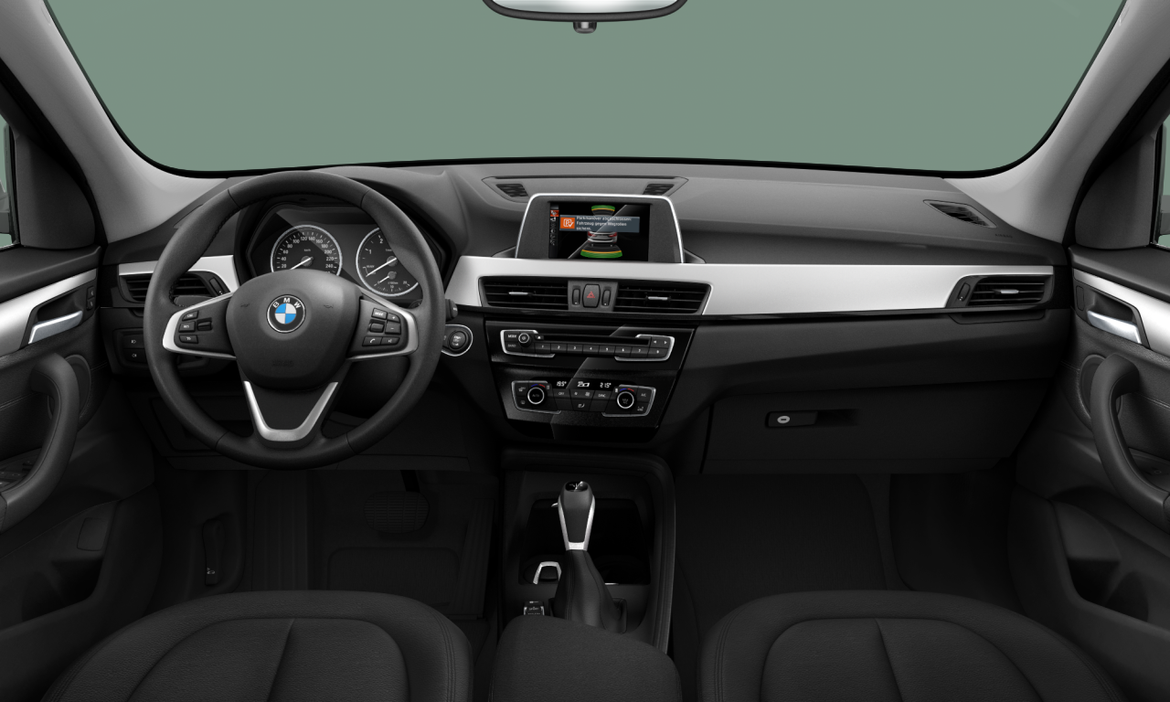 Interior of 2016 BMW X1 xDrive20d (F48), VIN WBAHU320705E63424
