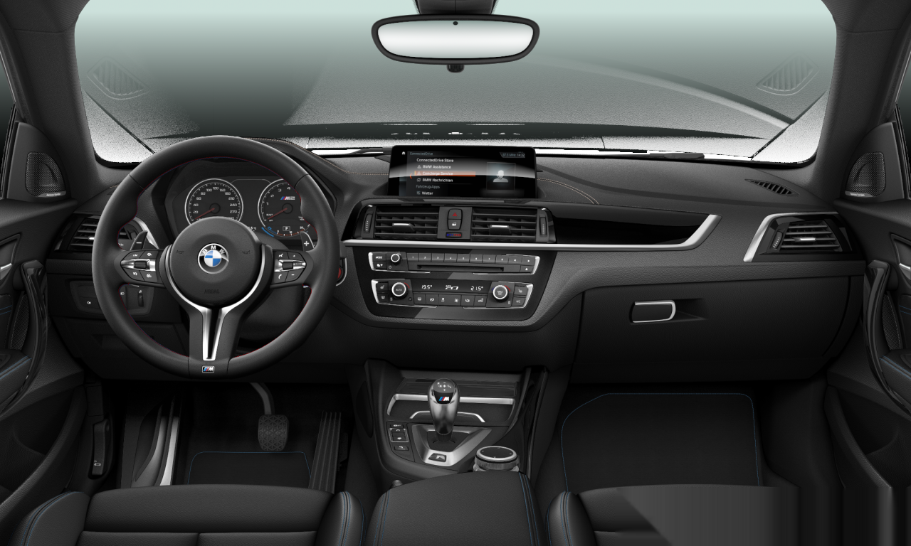 Interior of 2019 BMW M2 CS (F87 (MUE)), VIN WBS2U710807E86788