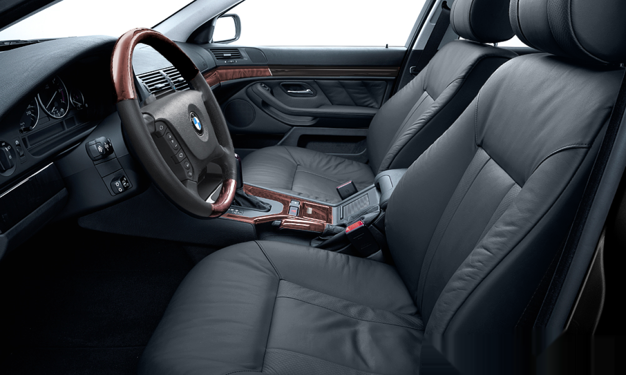Interior of 2002 BMW 530I (E39), VIN WBADT61000CJ54813