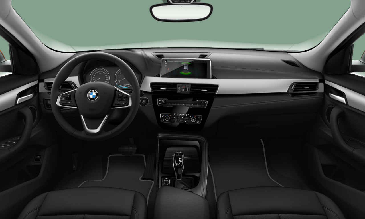 Interior of 2022 BMW X2 sDrive18i (F39), VIN WBAYH110005V54932