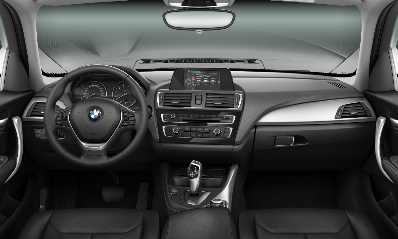 Interior of 2016 BMW 118i (F20 (MUE)), VIN WBA1R520905C72117