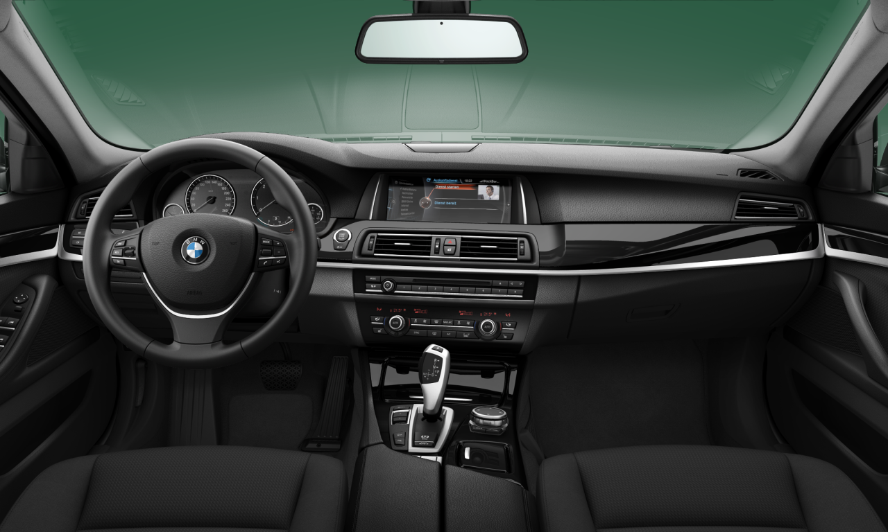 Interior of BMW 525d xDrive (F10 (MUE)), VIN WBA5C91060D466442