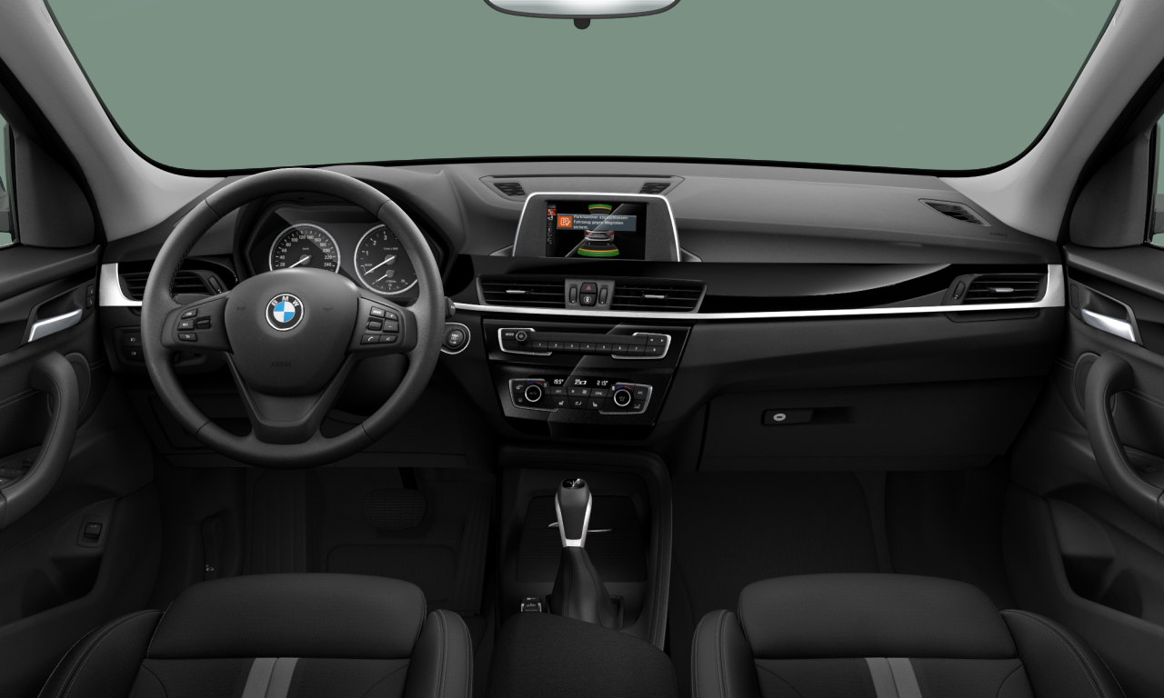 Interior of BMW X1 xDrive20i (F48), VIN WBAHS910605E70097
