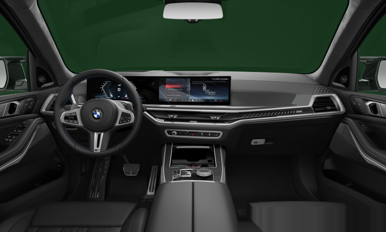 Interior of BMW X7 M60i xDrive (G07 (MUE)), VIN 5UX33EM05T9344563