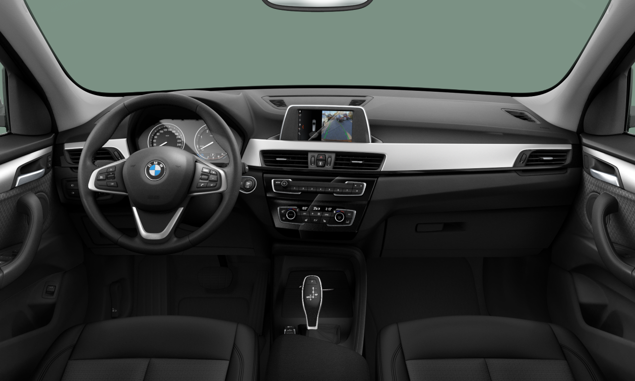 Interior of 2019 BMW X1 xDrive18d (F48), VIN WBAJH710603G13629
