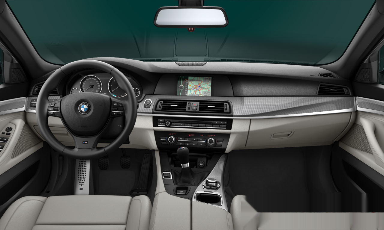 Interior of 2012 BMW 525d (F10), VIN WBAXA31090C584552