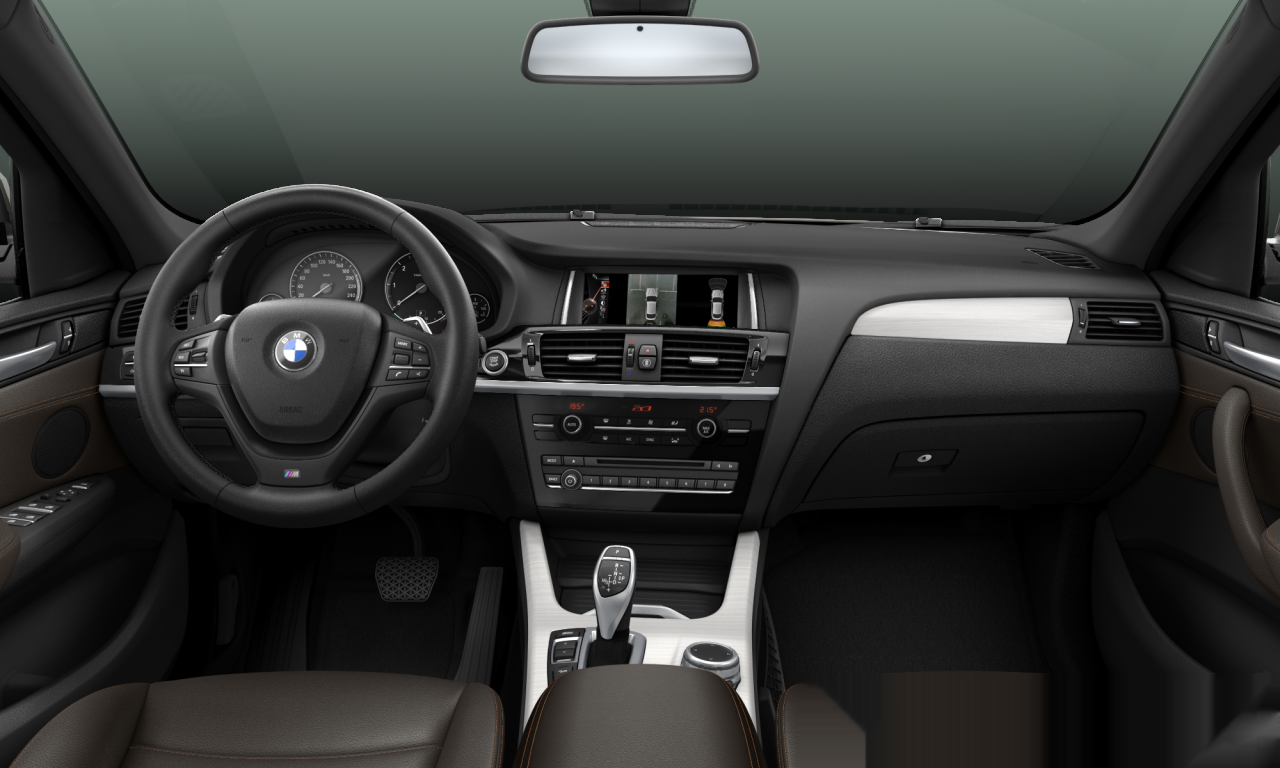 Interior of 2016 BMW X4 xDrive30d (F26), VIN WBAXX310400P92922