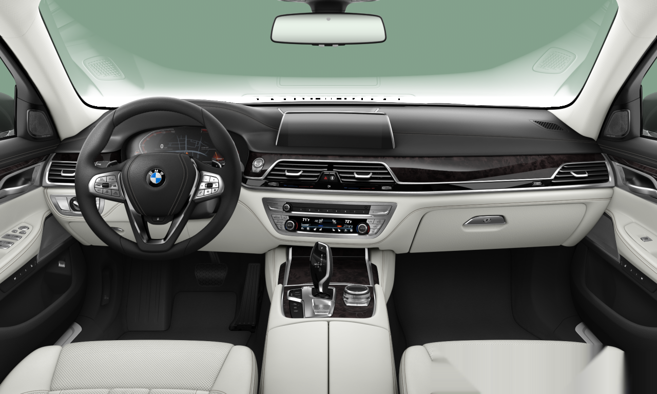 Interior of 2020 BMW 740Li (G12 (MUE)), VIN WBA7T2C04MCE64670