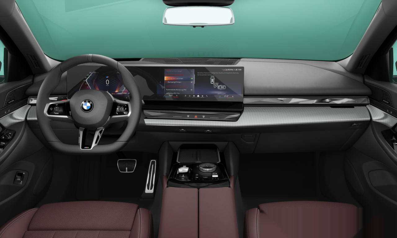 Interior of 2025 BMW 520i (G60), VIN WBA31FJ08TCV95028
