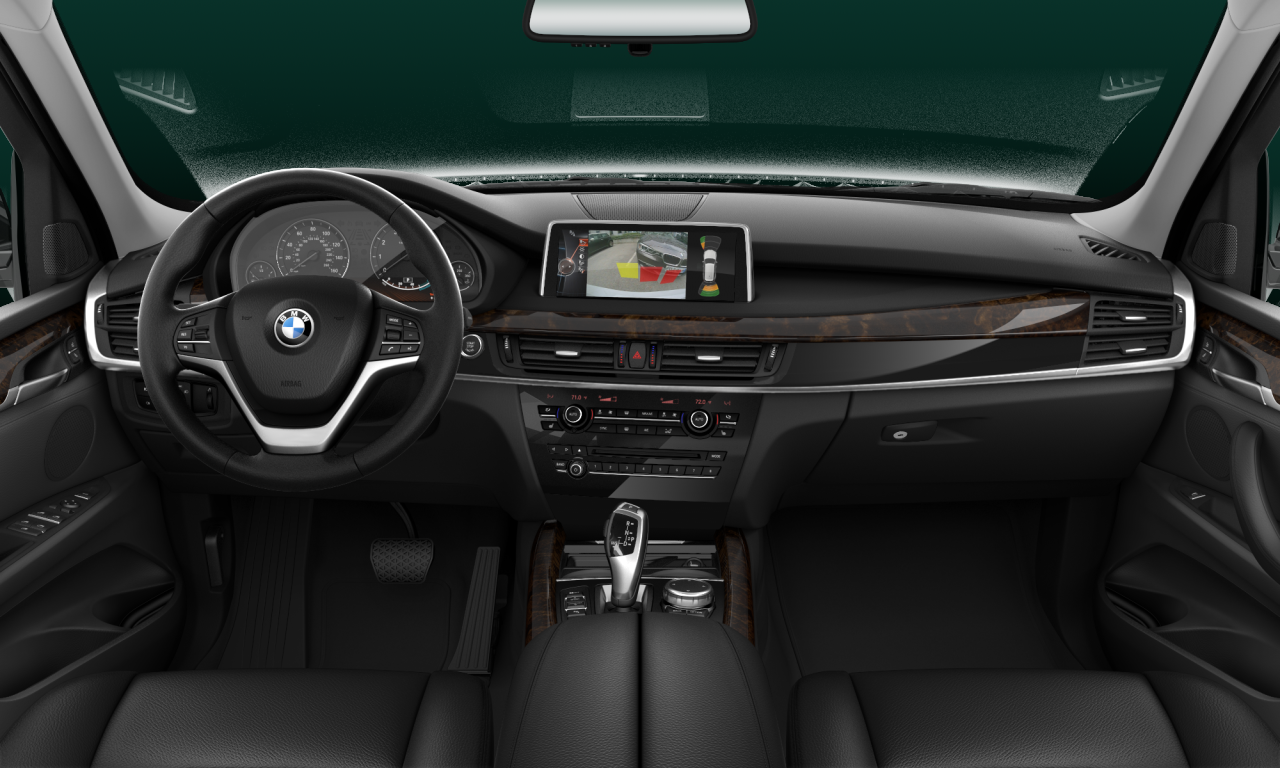 Interior of BMW X5 xDrive35i (F15), VIN 5UXKR0C53F0K55223
