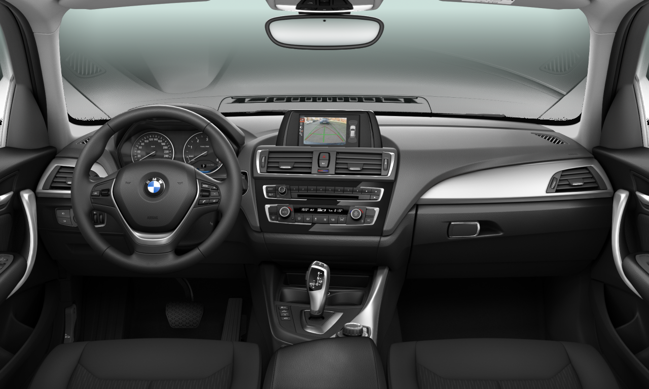 Interior of BMW 116d (F20 (MUE)), VIN WBA1V7104G5B91836