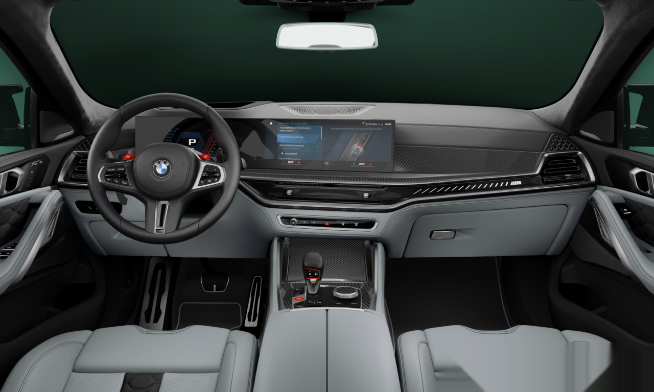 Interior of BMW X6 M Competition (F96 (MUE)), VIN WBS21ET0709W47739