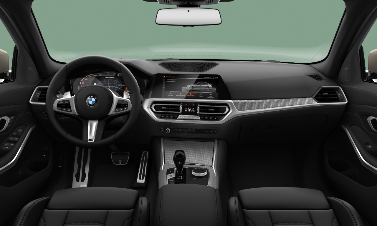 Interior of 2022 BMW M340d xDrive (G20), VIN WBA51DY090FN12817